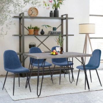 BADEN - Dining Nook with 4 Chairs