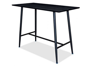 Table Bar 120*60cm in Black LEWIS