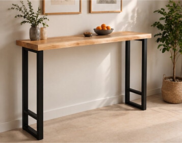 Table Bar Solid Shade Oak