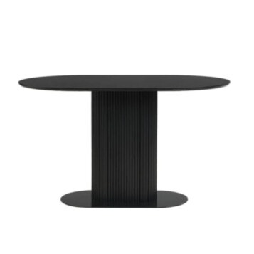 Table Dining Nook Oval 811 Black