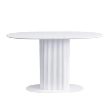 Table Dining Nook Oval 811 White