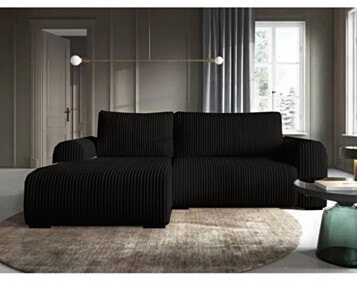 Sofa Corner EVEREST in Black