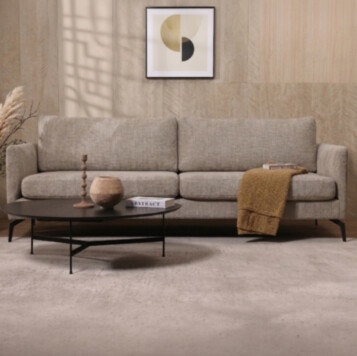 Sofa MASON Width 240cm in Beige