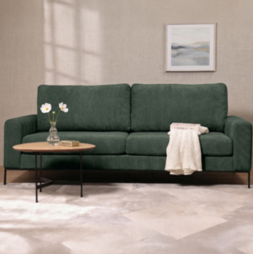 Sofa HUDSON Width 240cm in Green