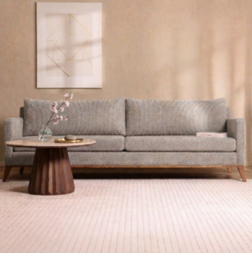 Sofa GORDON Width 200cm in Gray Light