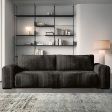 Sofa 3 Seater EVEREST in Gray Dark