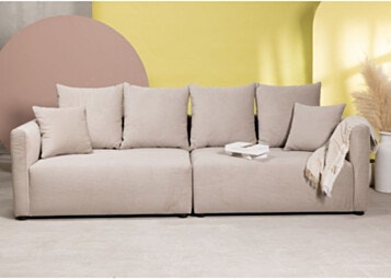 PLAY Sofa 3 Seater 260cm in Gray Light
