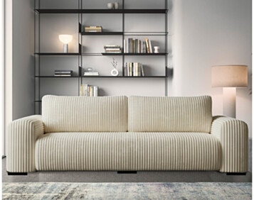 Sofa 3 Seater EVEREST in Cream