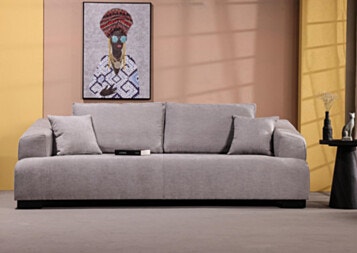 Sofa 3 Seater 240cm in Gray Light NEO