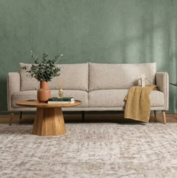 Sofa COLSON Width 300cm in Beige