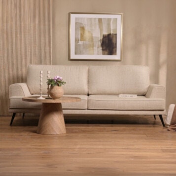 Sofa RIVER Width 280cm in Beige