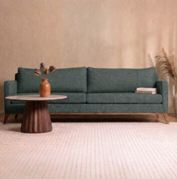 Sofa GORDON Width 280cm in Green
