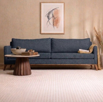 Sofa GORDON Width 280cm in Blue