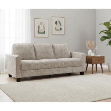 RINO Sofa 3 Seater Brown Light