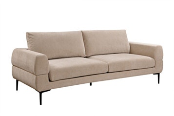 Sofa 3 Seater 220cm in Beige FROMA
