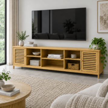 Nelson - Nightstand TV Designer Bamboo