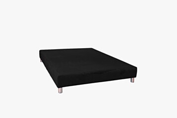 Base Bed Double 140X190 Upholstered Black