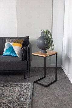 URBAN Oak Combined Black by Gister Table Coffee