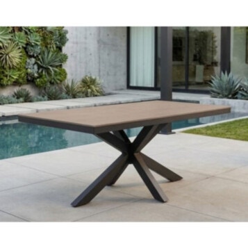 Table Dining Nook Aluminum Stone