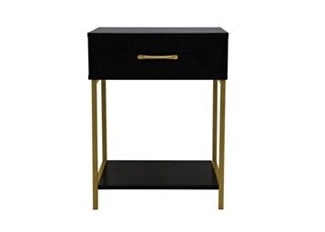 Nightstand 45*40cm in Black GOLDI