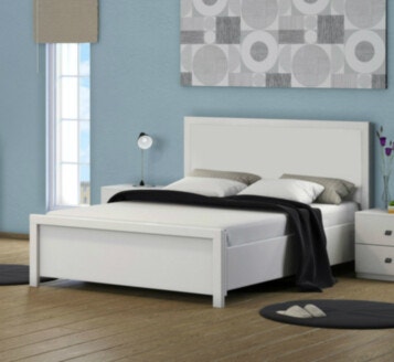 Bed Double SUMMER in White