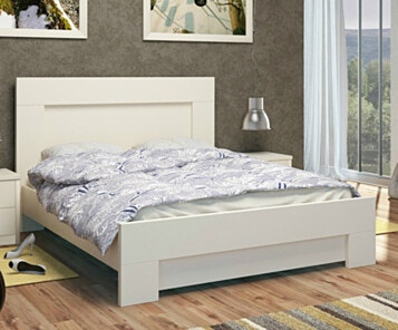 Bed Double URBAN in Cream