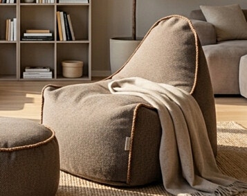 Pouf SIERRA Gray Stone