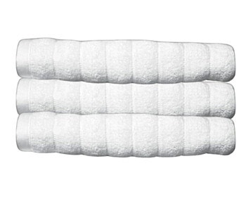 Set 4 Towels Unit White