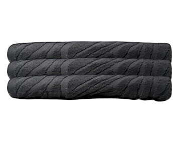 Set 4 Towels Unit Gray Dark