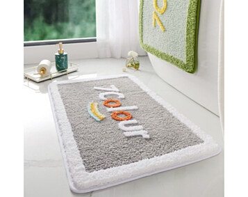 Rug Bathroom 50x80 Series Colour Gray