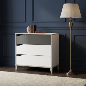 Genius Nightstand Storage 3 Drawers