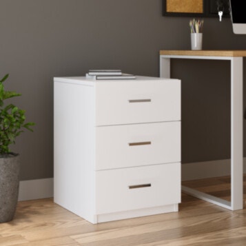 Nightstand Drawers - Mara VO3-W - White