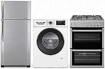 Package Home 700: Sharp Refrigerator 2369 + Blomberg Double Cooker + Bosch Washer 8 kg