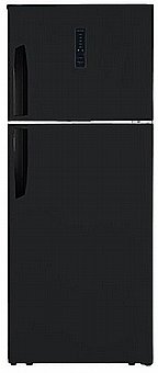 Refrigerator Sauter Top Freezer 415 L Finished in Glass Black SVR490BG
