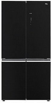 Refrigerator 4 Door TCL 600 L Glass Black C780CD BG