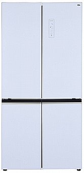 Refrigerator 4 Door TCL 600 L Glass White C780CD WG