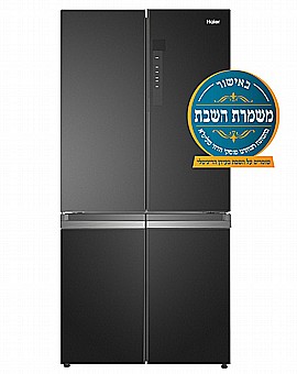 Refrigerator Haier 4 Door Glass Black 665 L Gross HRF-7100FB