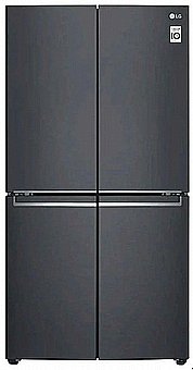 Refrigerator LG 4 Door 664 L Dark Stainless GR-B718RB