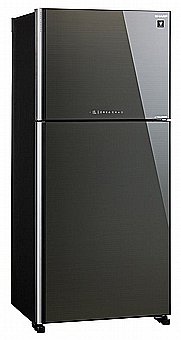 Refrigerator Sharp Mehadrin 2 Door 556 L Glass Black SJ4655BK