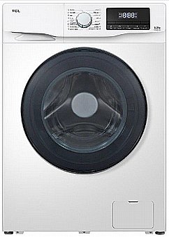 Washing Machine Front-Load TCL P610FLW 10 kg, Motor Inverter Economical & Steam Function