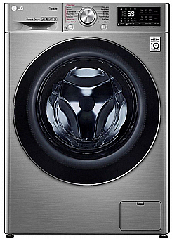Washing Machine 10.5 kg Washer-Dryer Combo 7 kg LG F- 16107WDE Silver