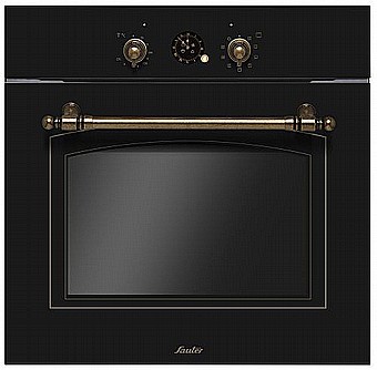 Oven Sauter Rustic Retro with Shabbos Hot Plate Black RUSTIC-4020B