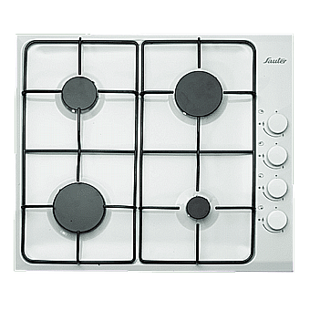 Gas Cooktop Sauter 4 Burners White SHE850W
