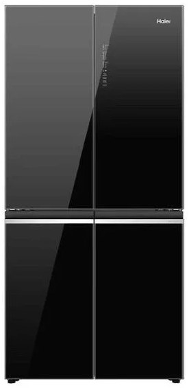Refrigerator Haier 4 Door Finish Glass Black 463 L Gross HRF4560FB