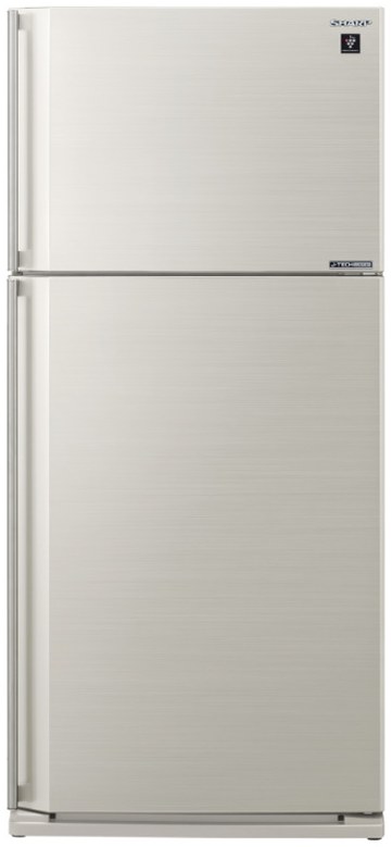 Refrigerator Sharp Top Freezer 550 L Silver Designer Cylinder Handles SJ-3770-SL