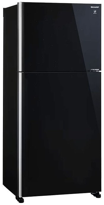 Refrigerator Sharp Top Freezer Mehadrin 556 L Net SJ-3655-BK Black