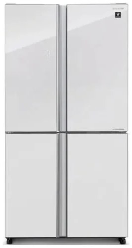 Refrigerator Sharp 4 Door Finish Glass White 532 L SJ-8590WH