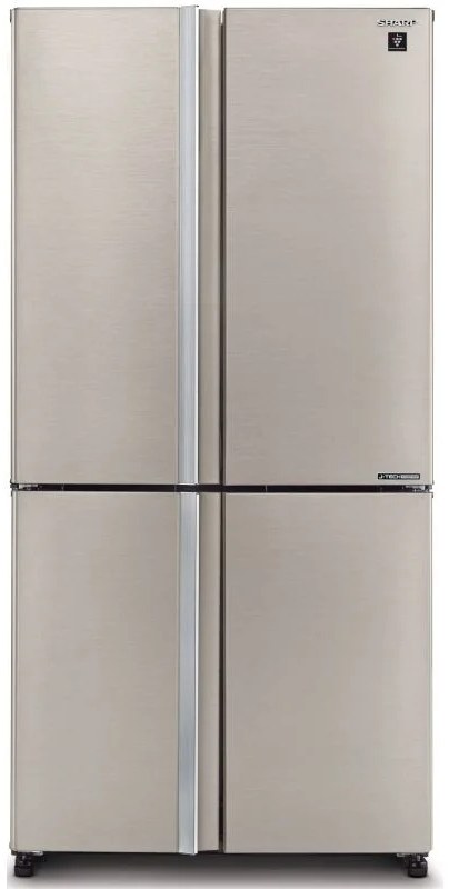 Refrigerator Sharp 4 Door Stainless Steel Mehadrin 600 L Gross SJ-8950-BS