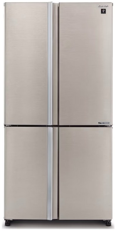 Refrigerator Sharp 4 Door Mehadrin 608 L Color Silver SJ-9260-BS