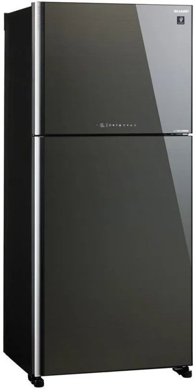 Refrigerator Sharp Mehadrin 2 Door 604 L Glass Dark Silver SJ-4660DS
